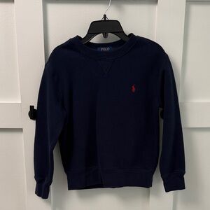 Polo by Ralph Lauren Navy Sweatshirt with Red Logo